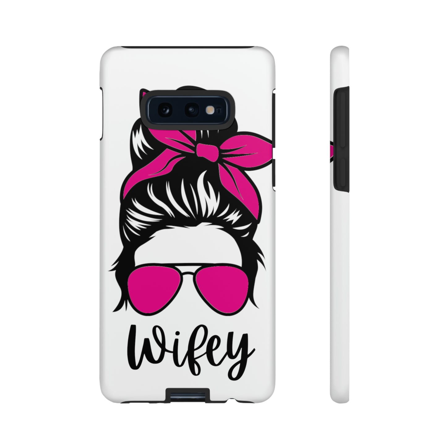 Pink Wifey Protective Case for IPhone, Samsung and Google