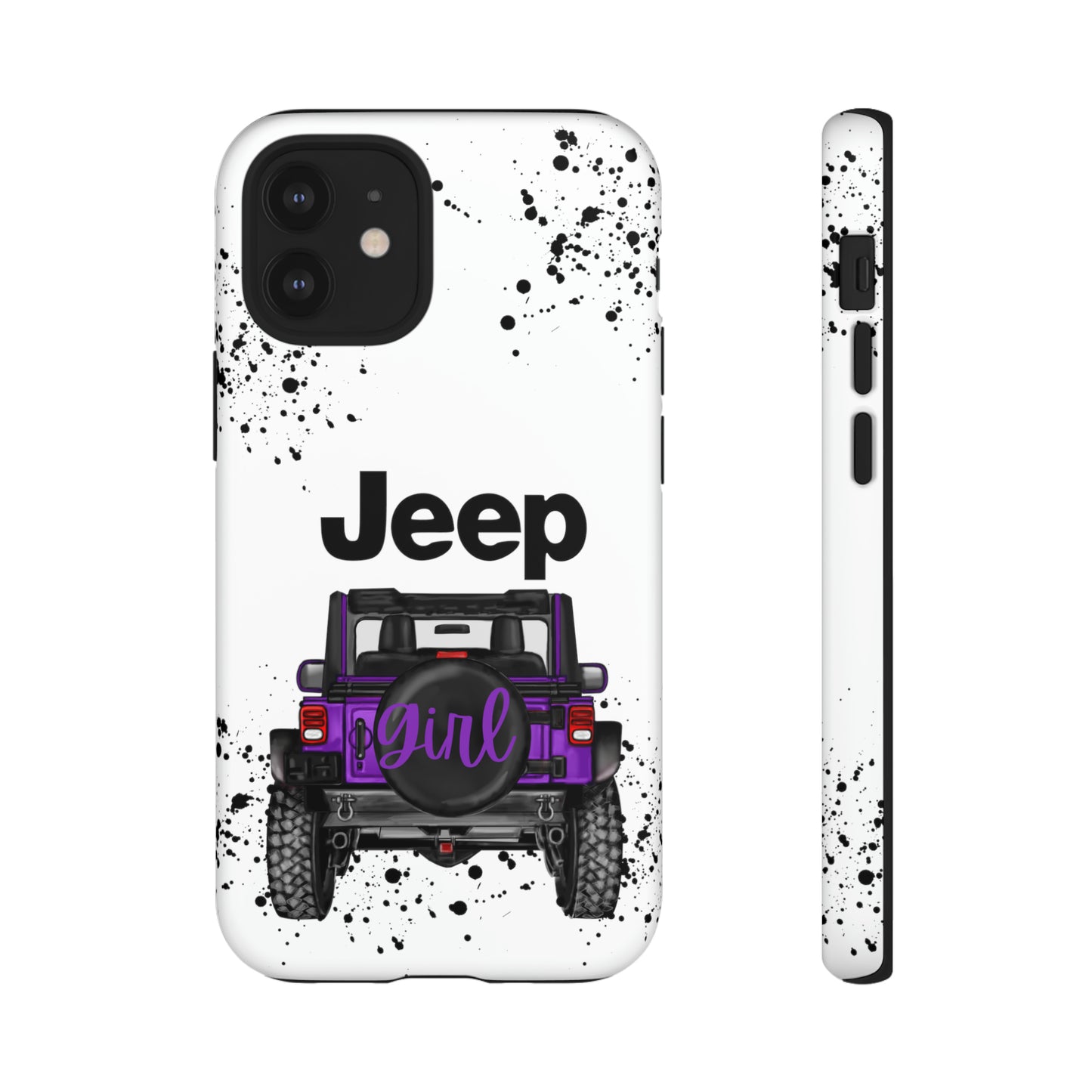 Off Road Girl Dark Purple Protective Case for Iphone, Google and Samsung Phones