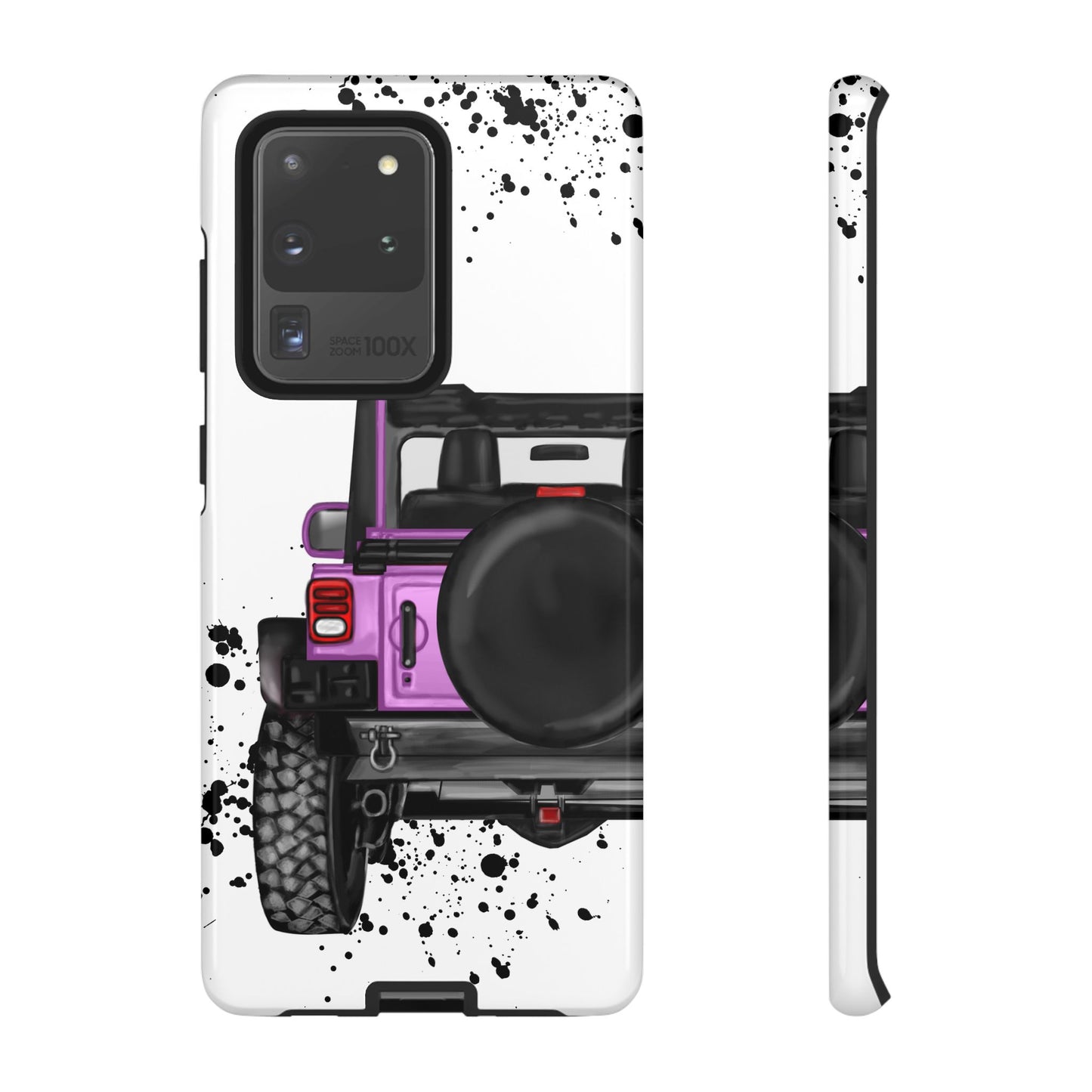 Off Road Life Charcoal Pink/Light Purple Protective Case for Iphone, Google and Samsung