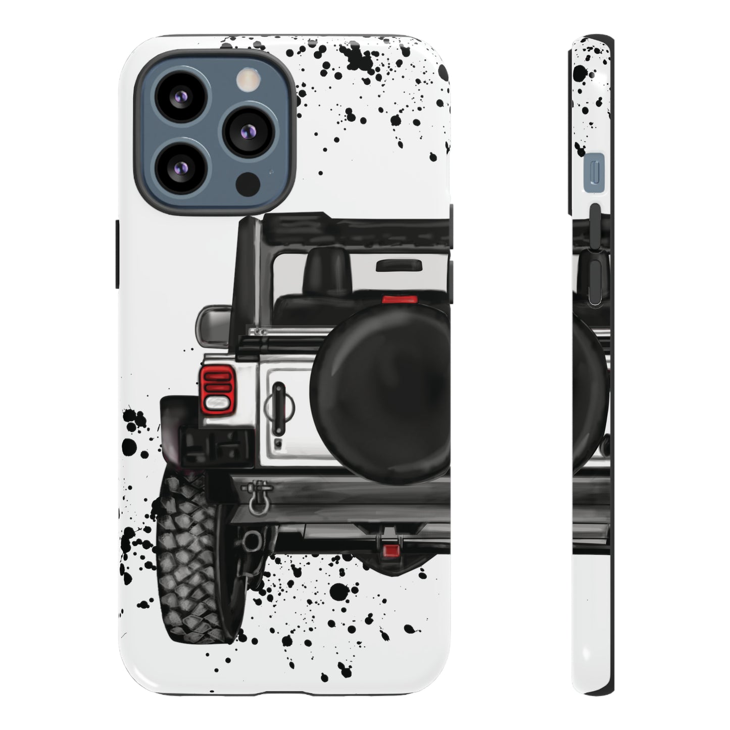 Off Road Life White Protective Case for Iphone, Google and Samsung