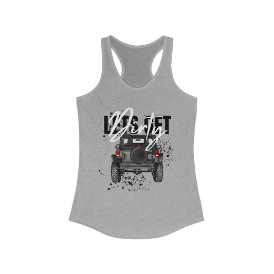 Lets Get Dirty Off Road Women's Racerback Tank