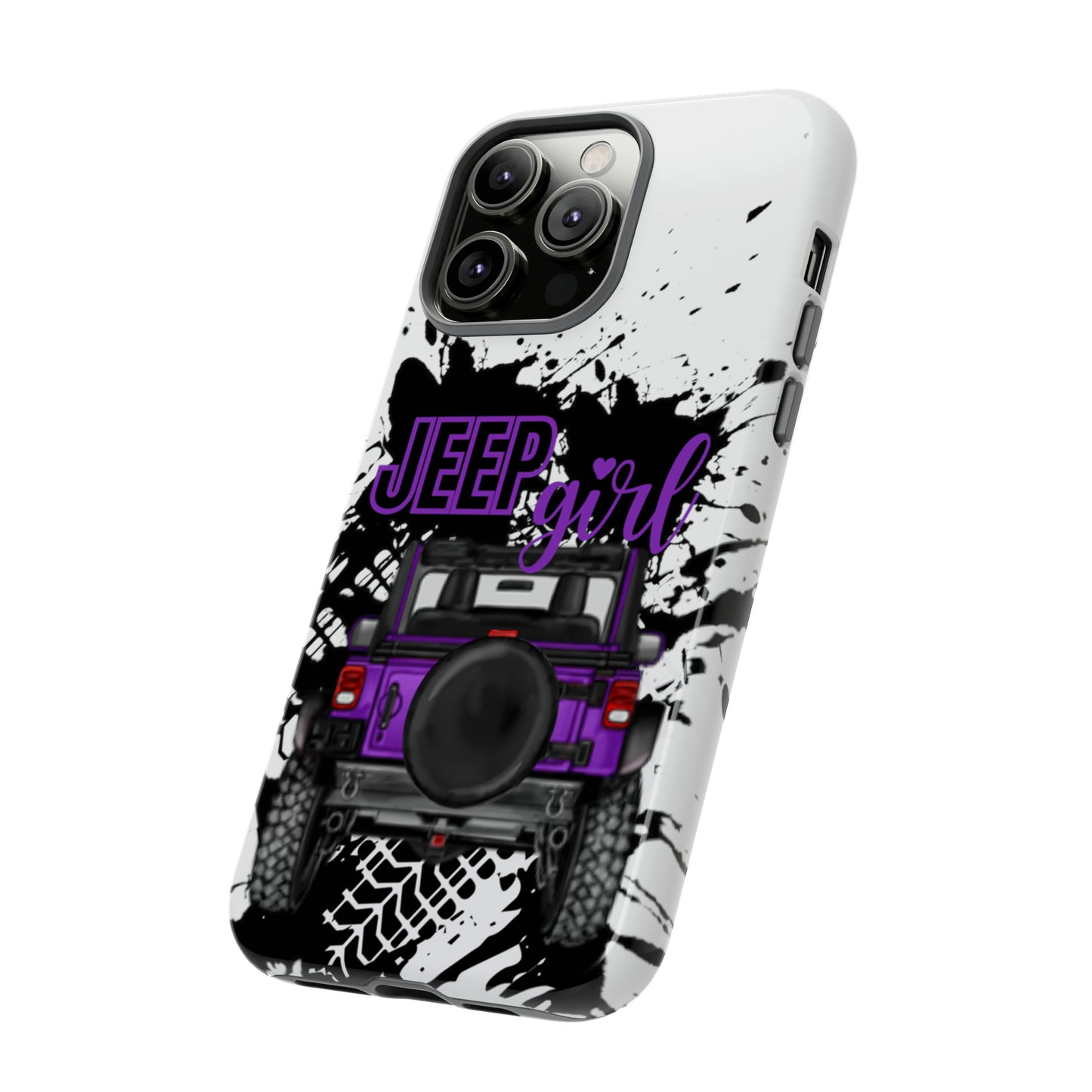 Off Road Girl Purple Tough Cases