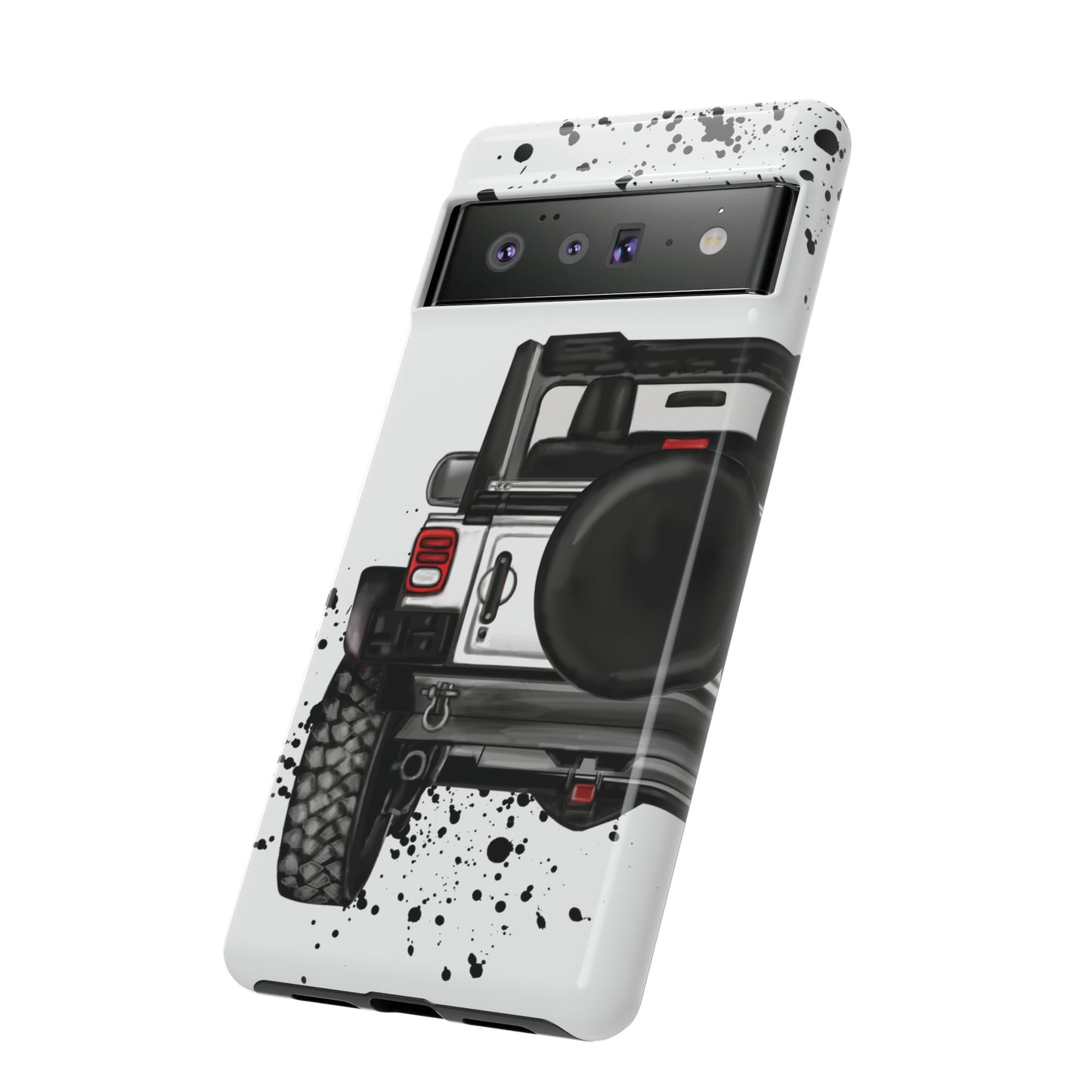 Off Road Life White Protective Case for Iphone, Google and Samsung