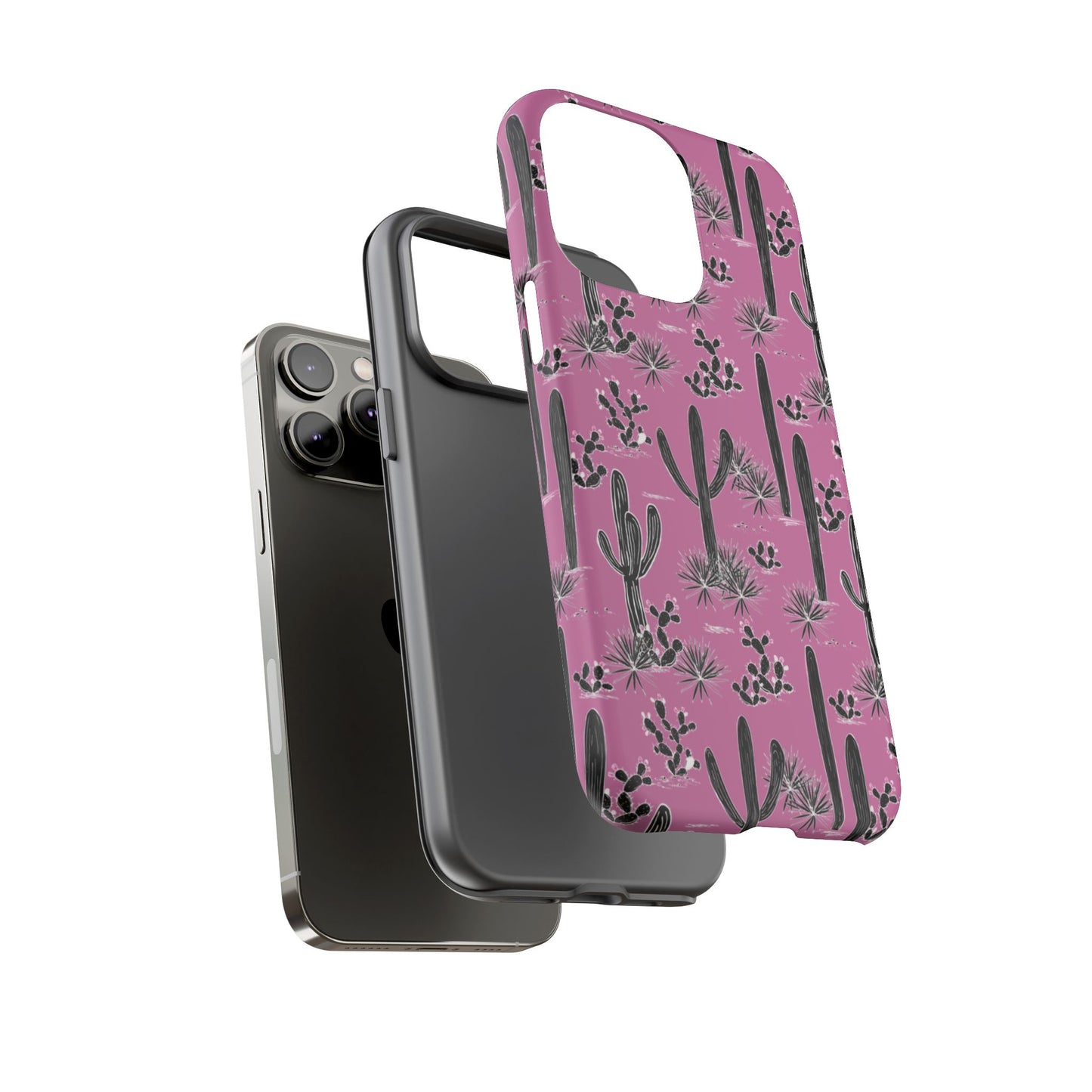 Pink Cactus Love Phone Case