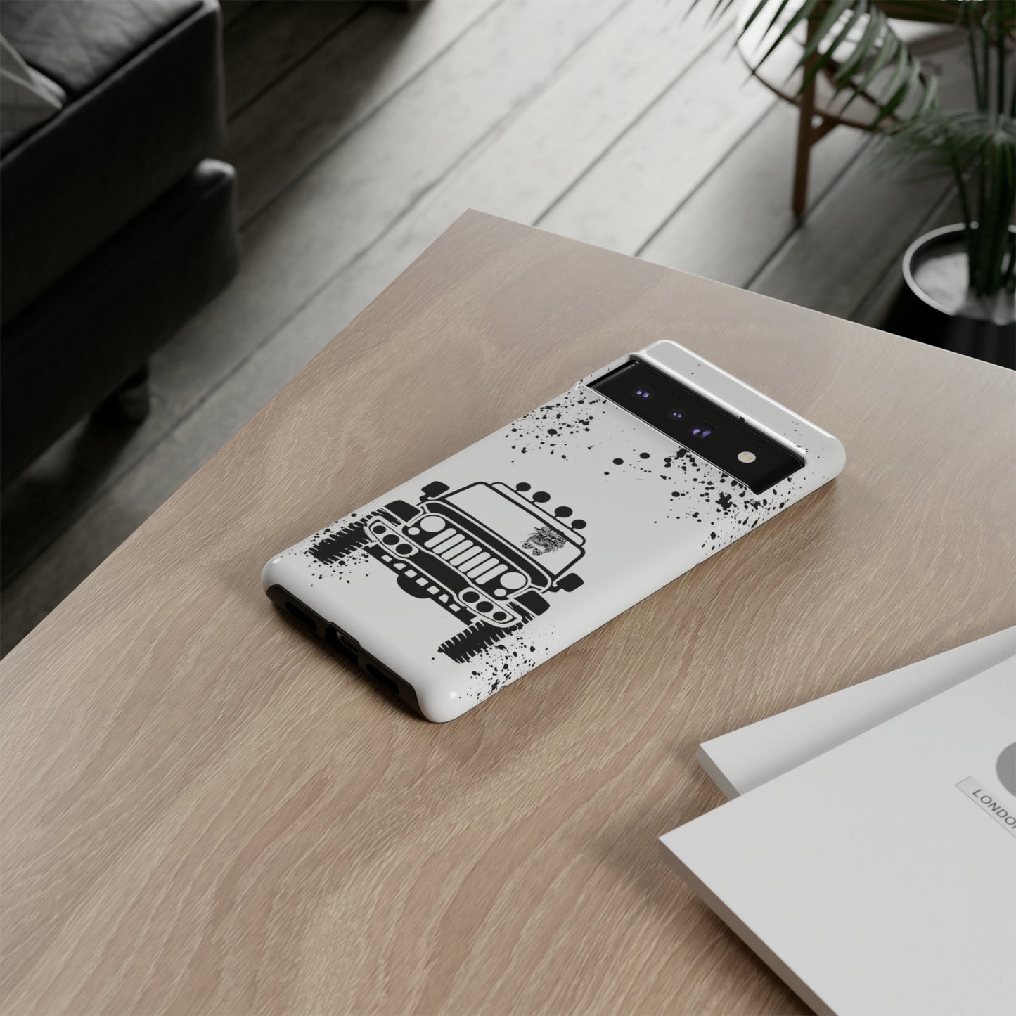 Off Road Girl Cow Print Shades Protective Phone Case for Iphone, Samsung and Google Phones