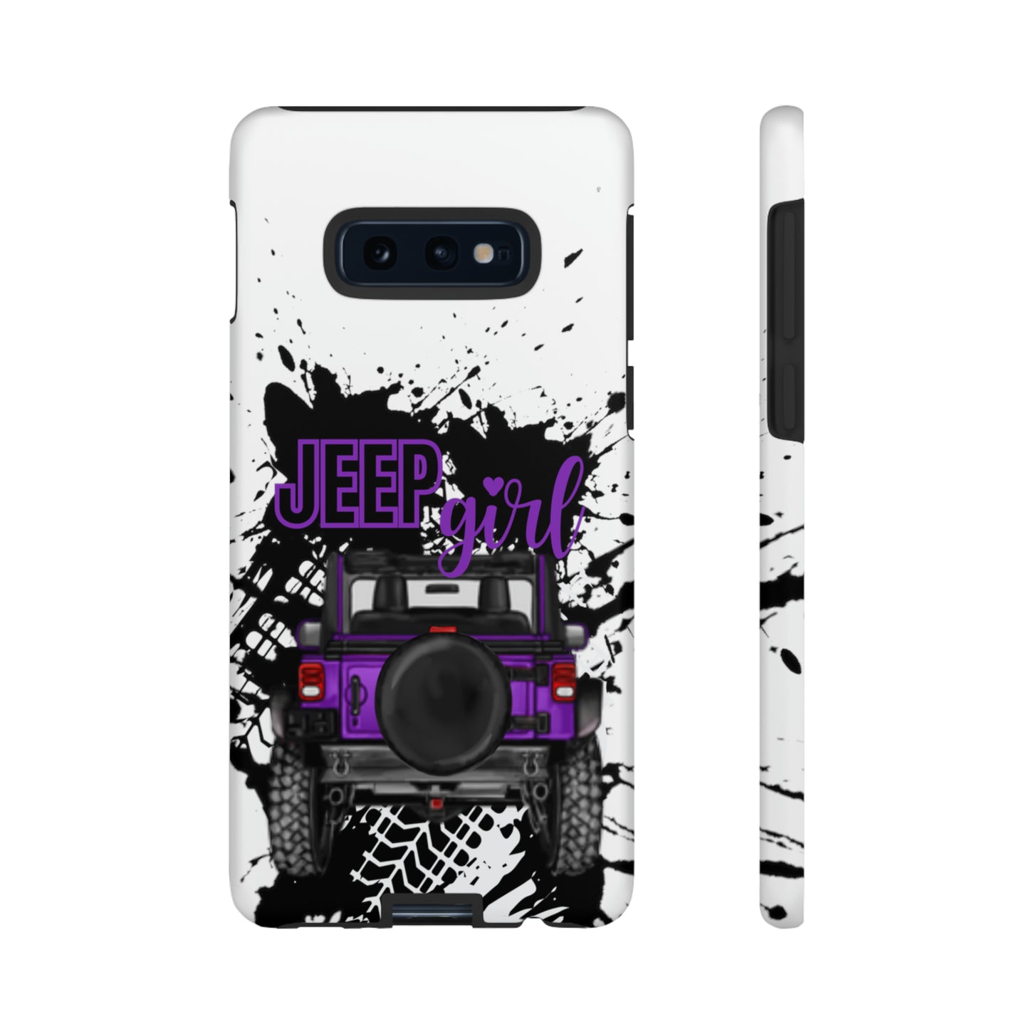 Off Road Girl Purple Tough Cases