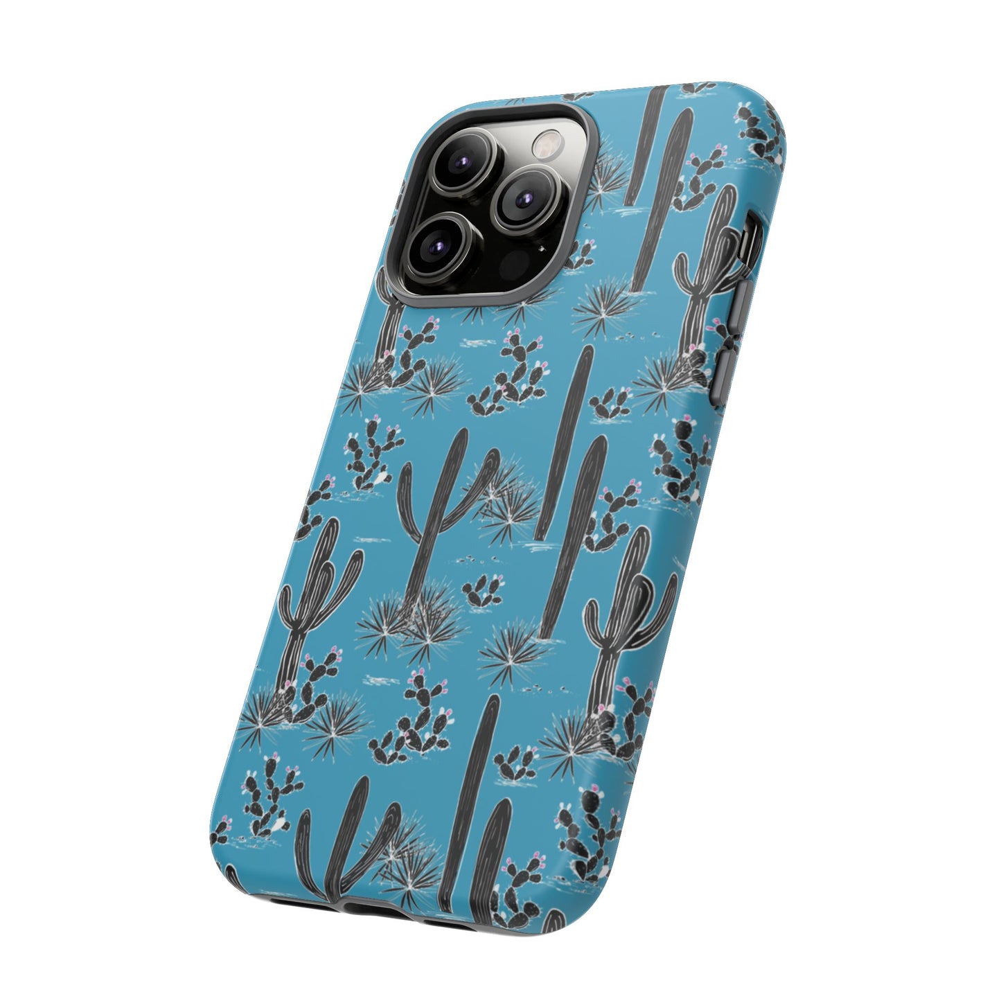 Turquoise Cactus Love Phone Case