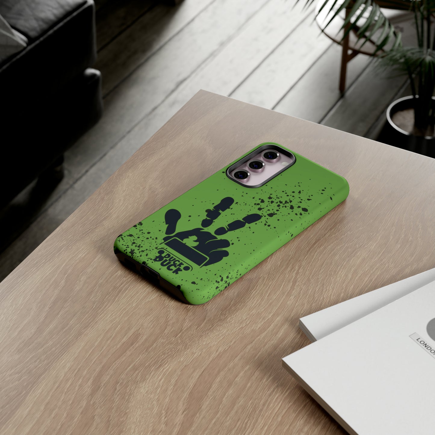 Duck Duck Green Protective Phone Case for IPhone, Samsung and Google Phones