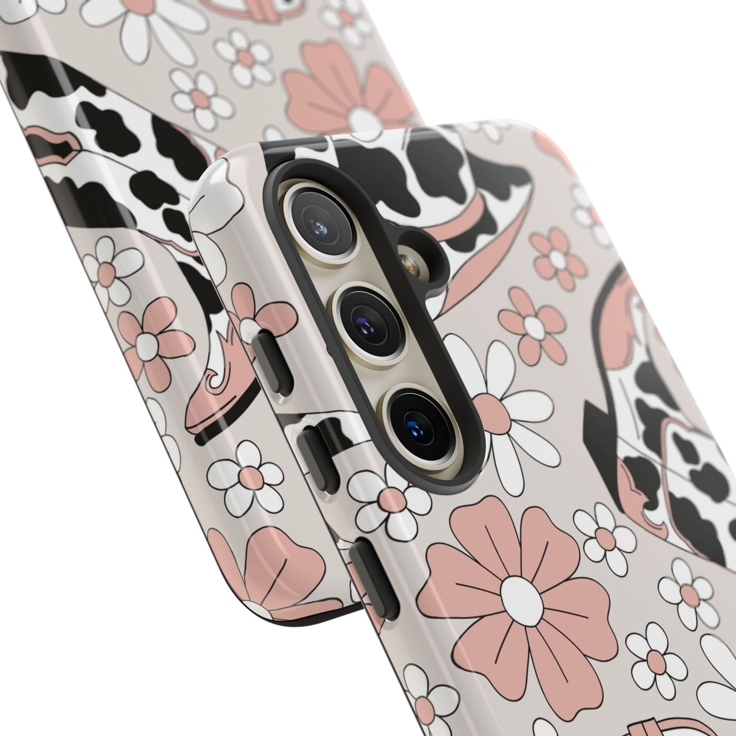 Western Flower Protective Phone Case for Google, Iphone and Samsung Phones
