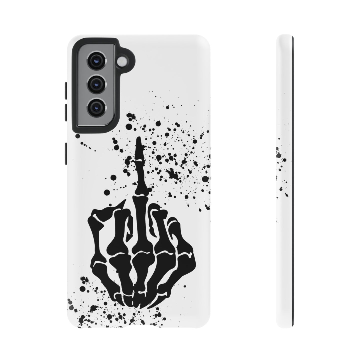 Skeleton, Finger Protective Case for Iphone, a Google and Samsung phones