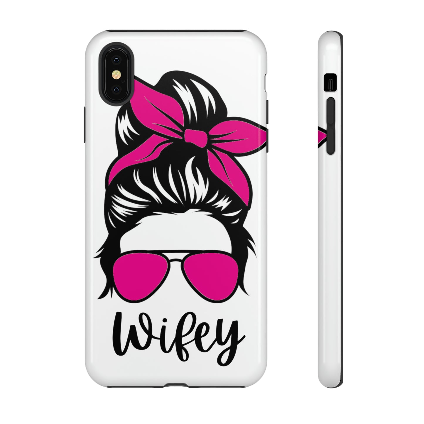 Pink Wifey Protective Case for IPhone, Samsung and Google