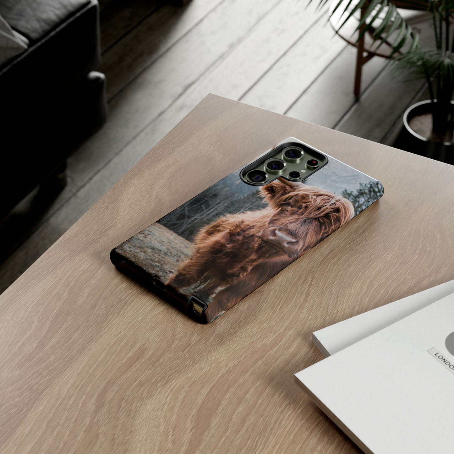 Highland Cow Phone Case for Iphone, Samsung and Google phones