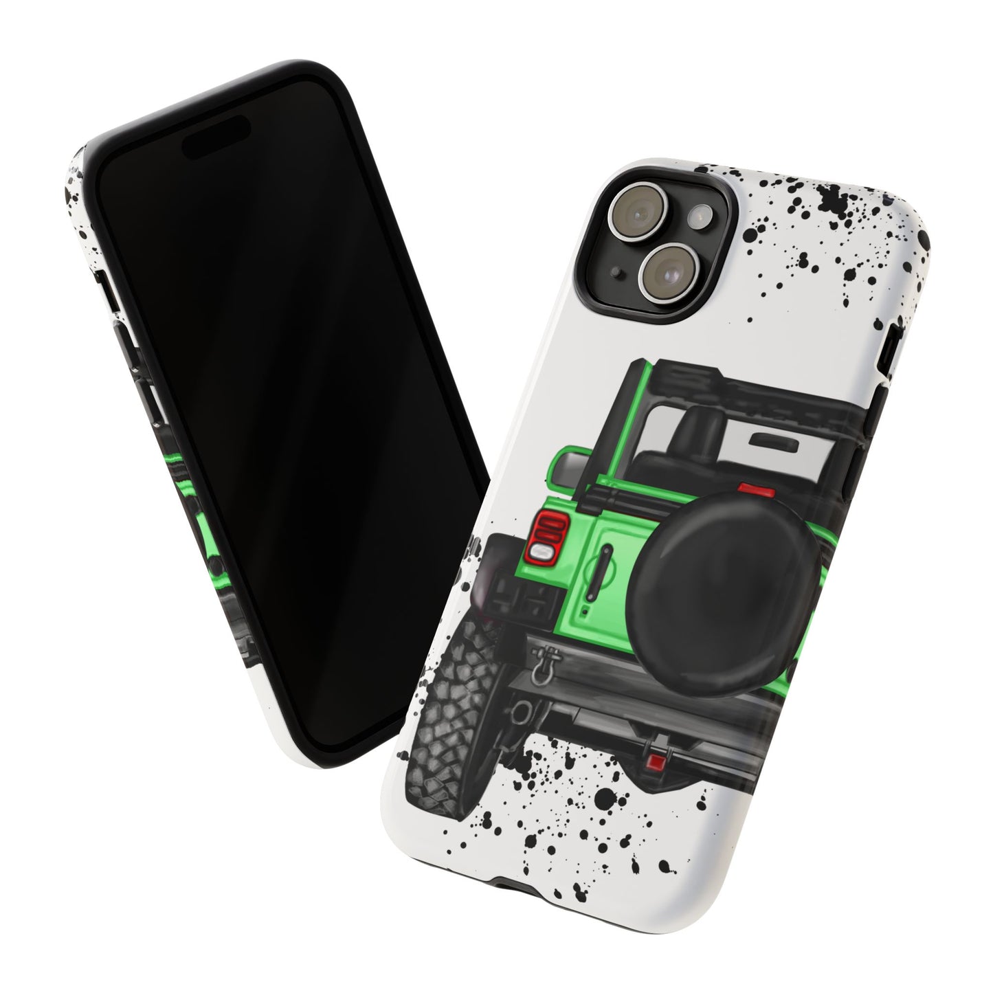 Off Road Life Green Protective Case for Iphone, Google and Samsung