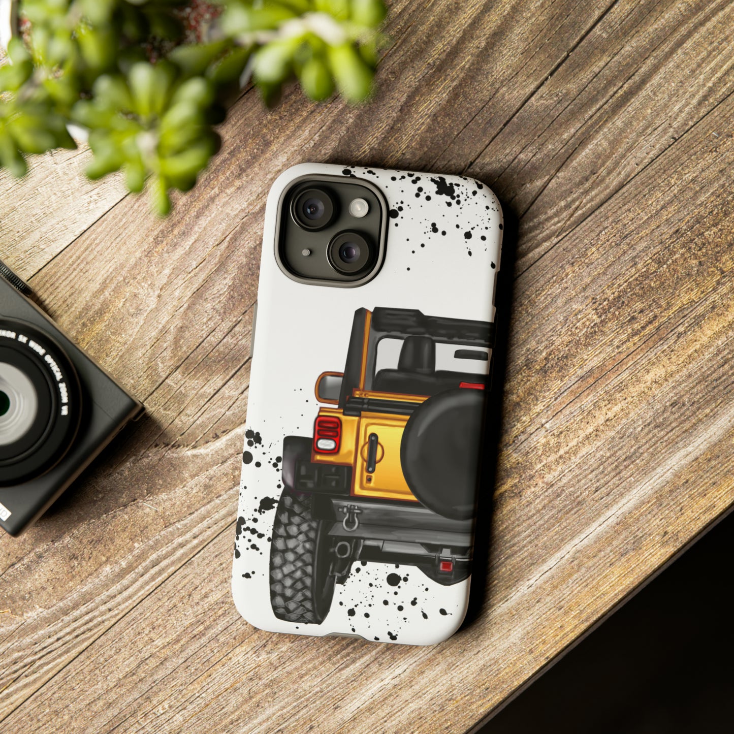 Off Road Life Yellow Protective Case for Iphone, Google and Samsung