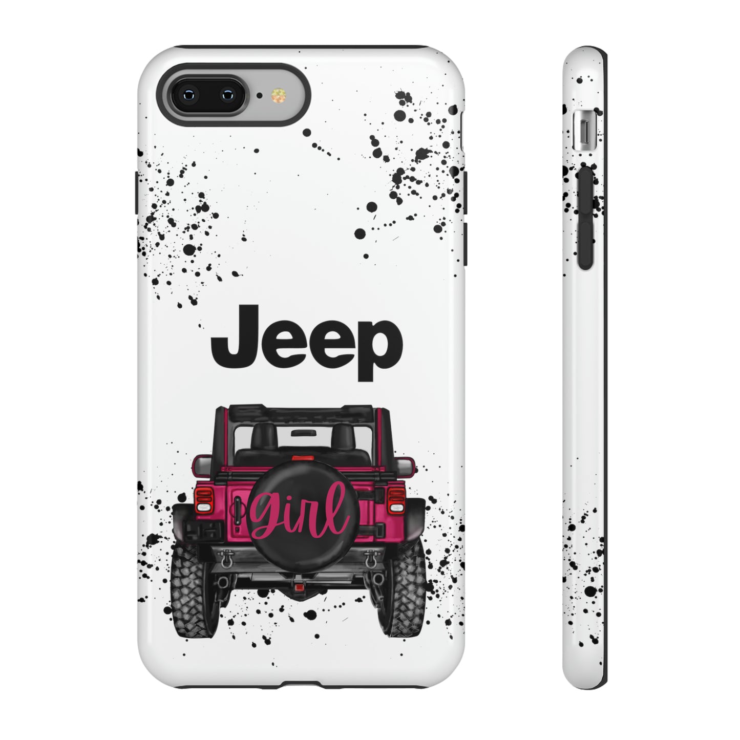 Off Road Girl Red Protective Case for Iphone, Google and Samsung Phones