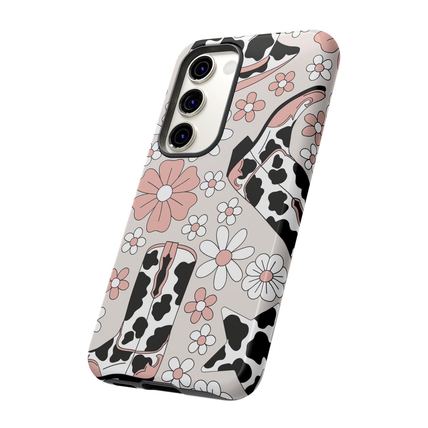 Western Flower Protective Phone Case for Google, Iphone and Samsung Phones