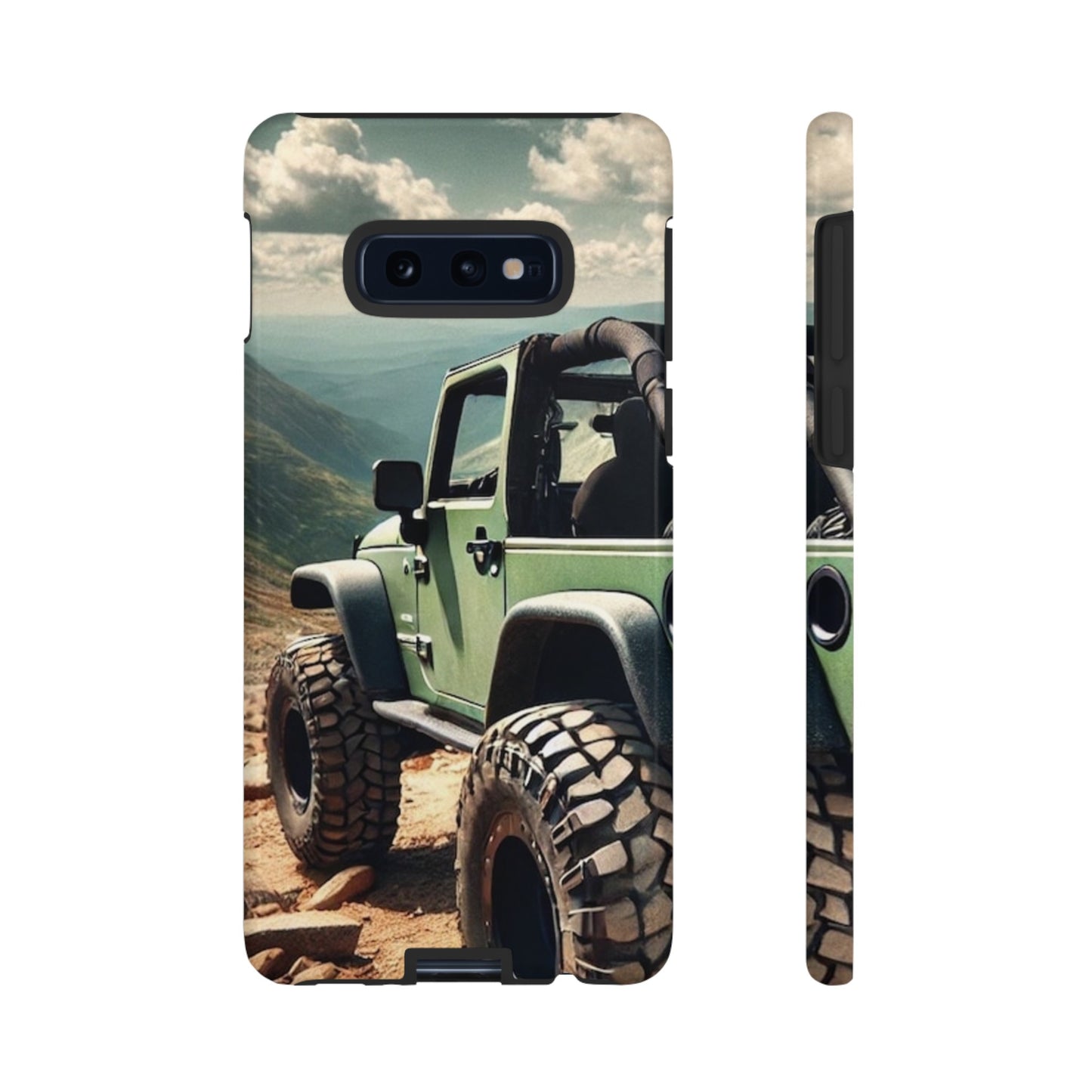 Green Jeep Protective Phone Case