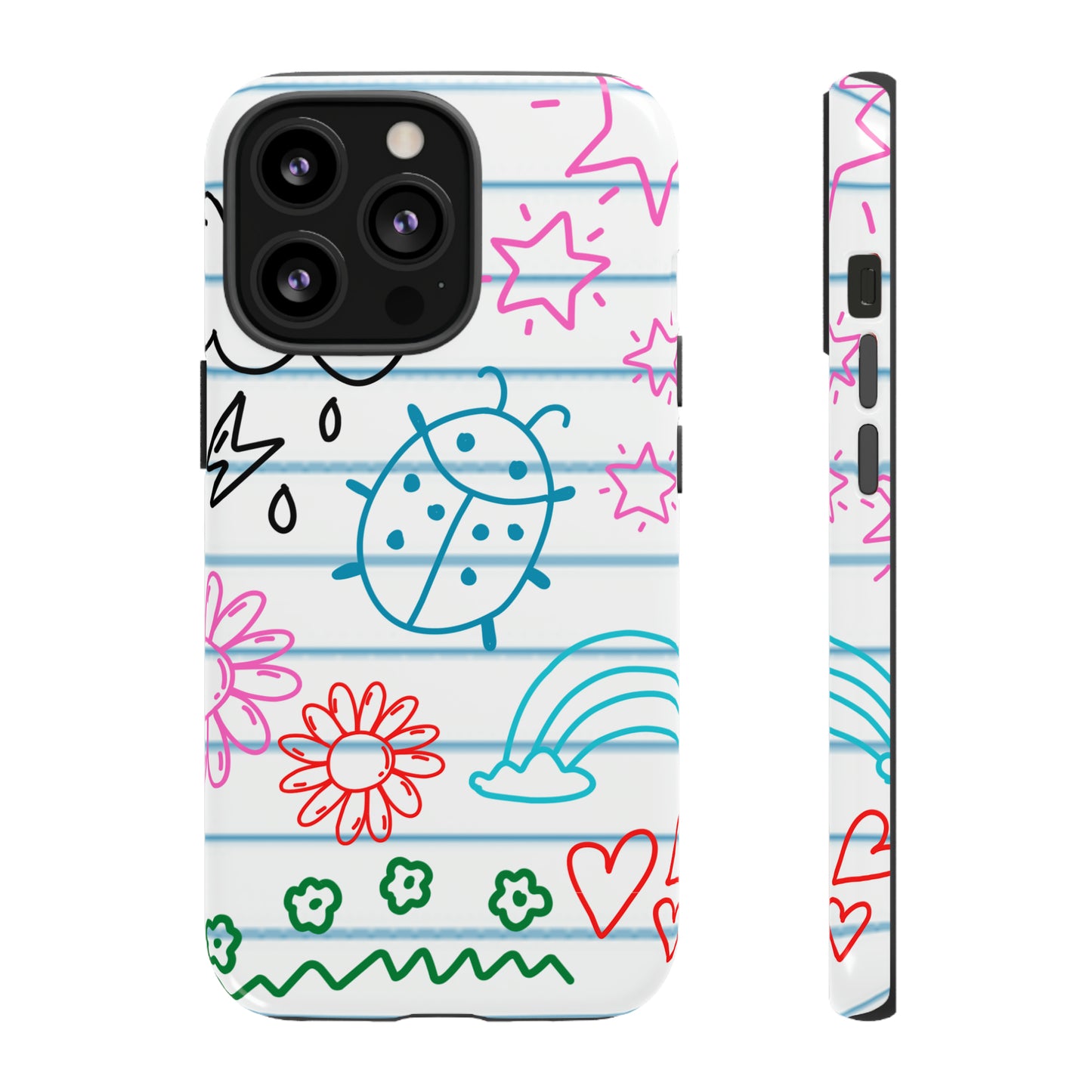 Kid Doodles Protective Phone Case for IPhone, Google and Samsung phones