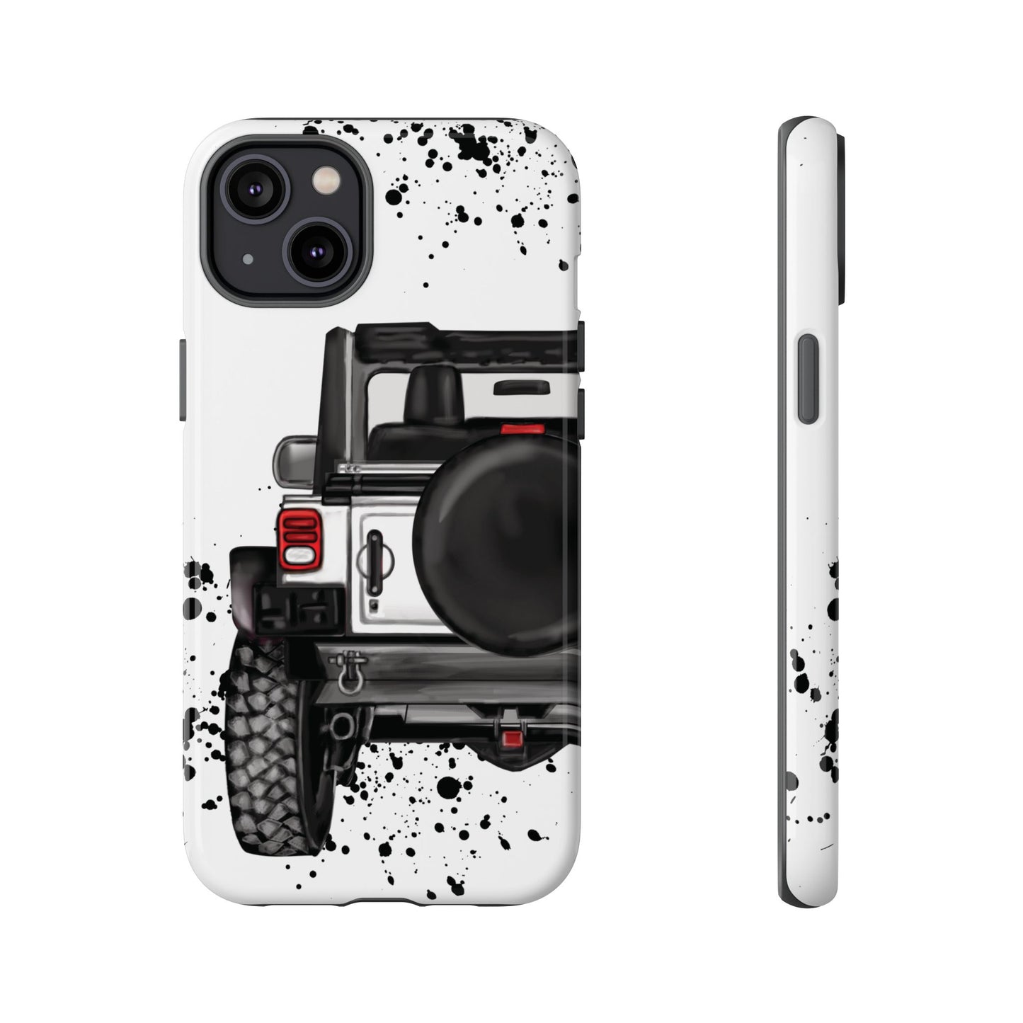Off Road Life White Protective Case for Iphone, Google and Samsung