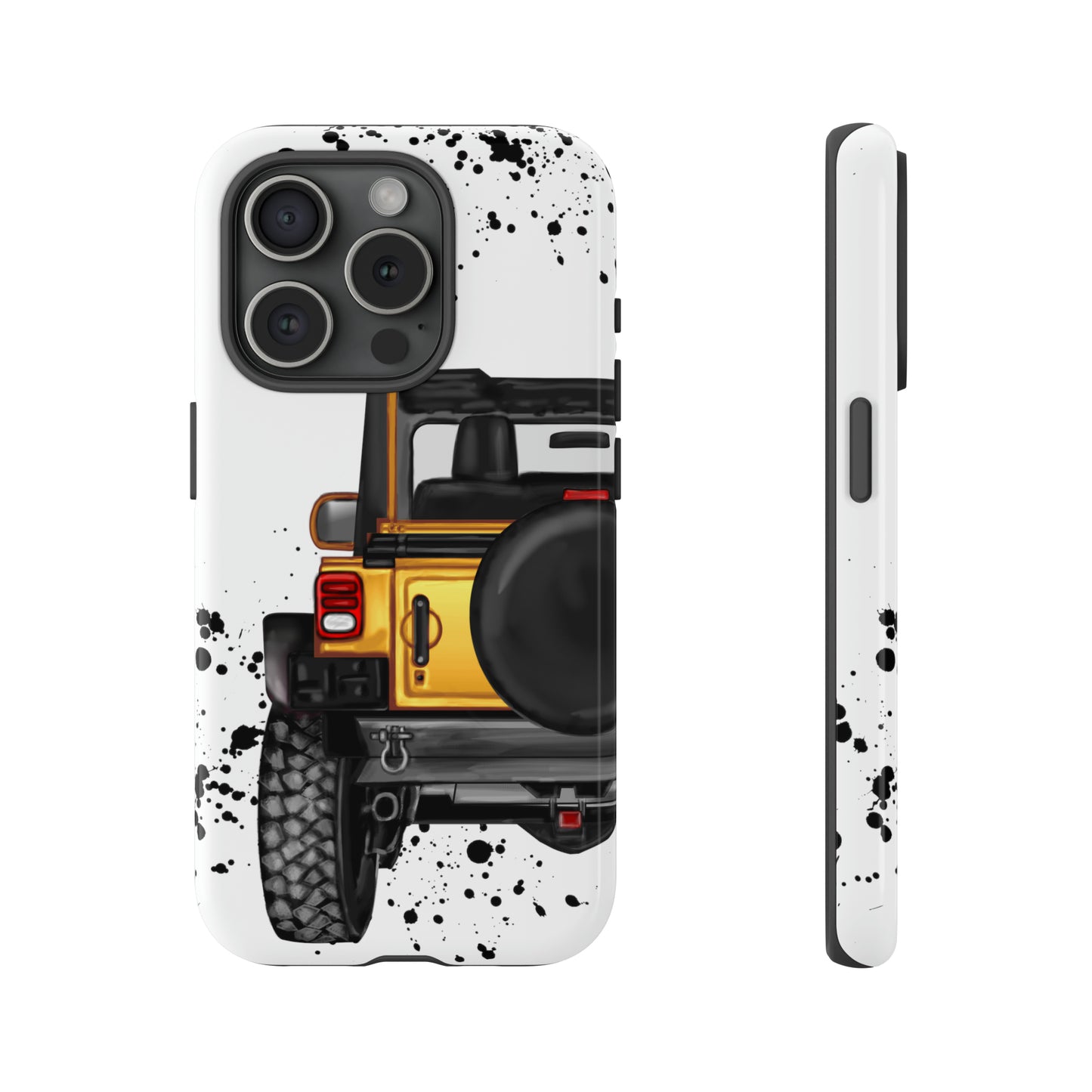 Off Road Life Yellow Protective Case for Iphone, Google and Samsung