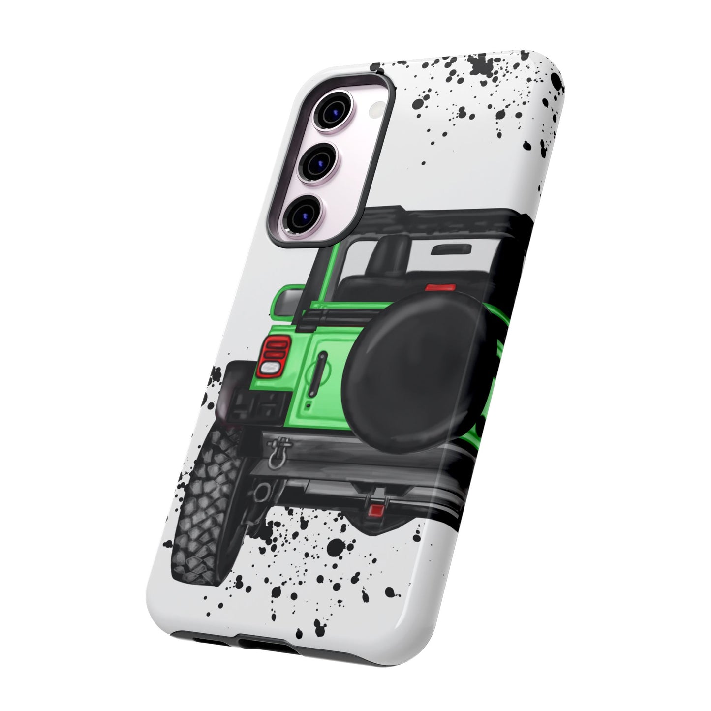 Off Road Life Green Protective Case for Iphone, Google and Samsung