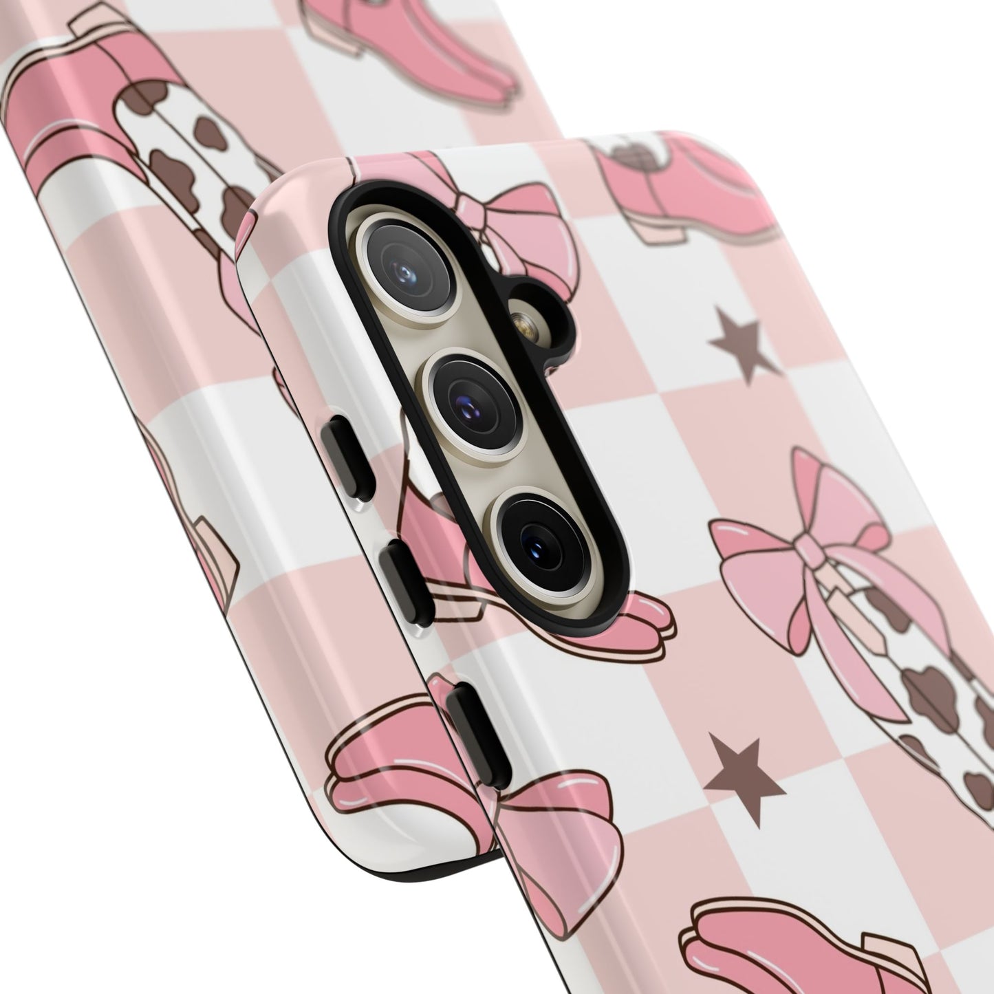 Cowboy Boots and Bows Protective Phone Case