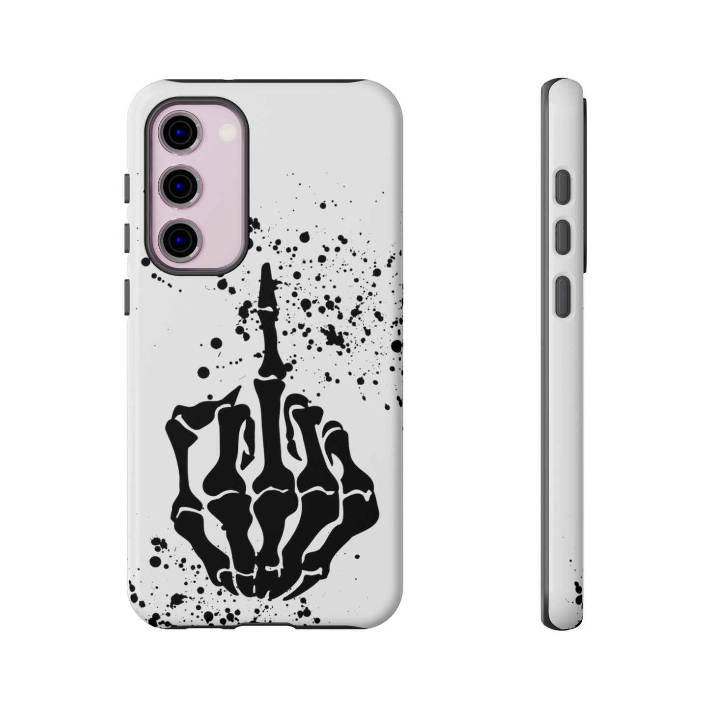 Skeleton, Finger Protective Case for Iphone, a Google and Samsung phones