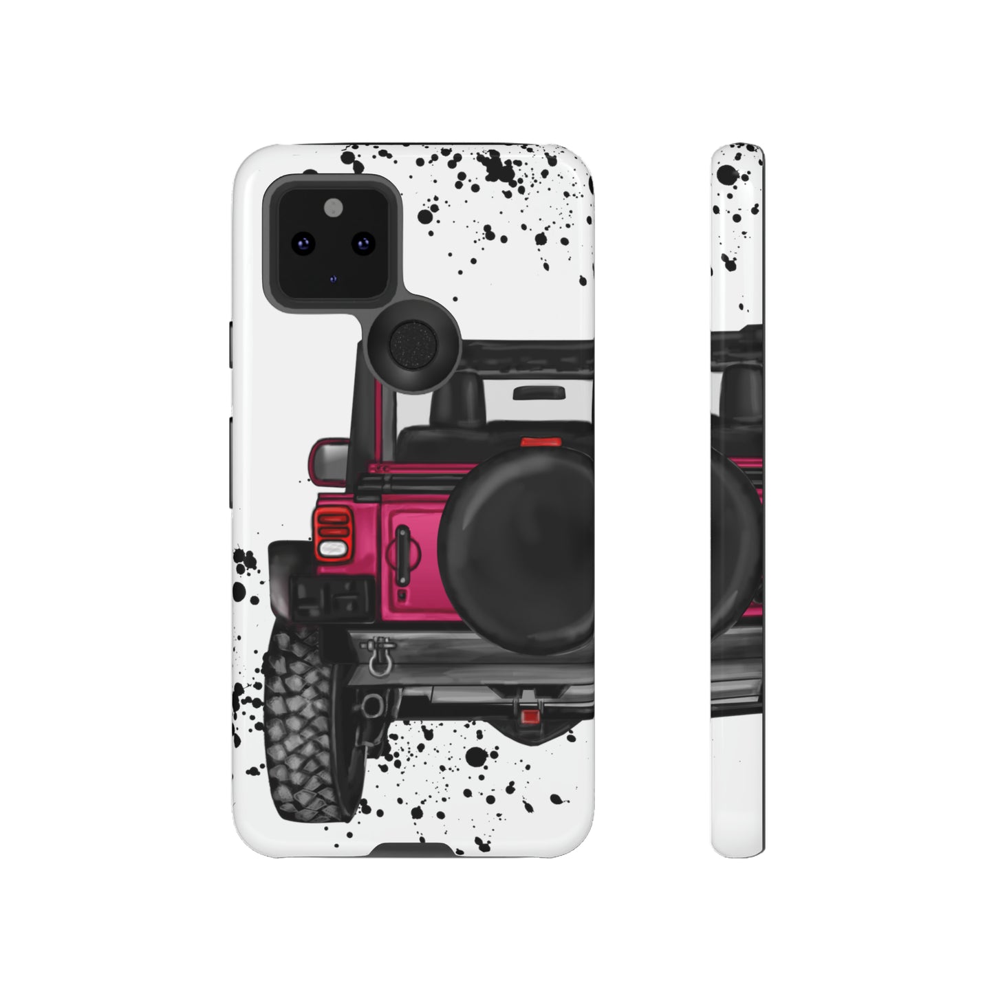 Off Road Life Dark Pink Protective Case for Iphone, Google and Samsung