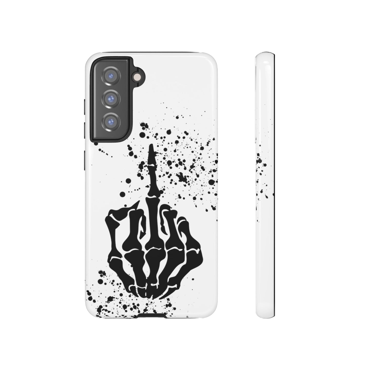 Skeleton, Finger Protective Case for Iphone, a Google and Samsung phones