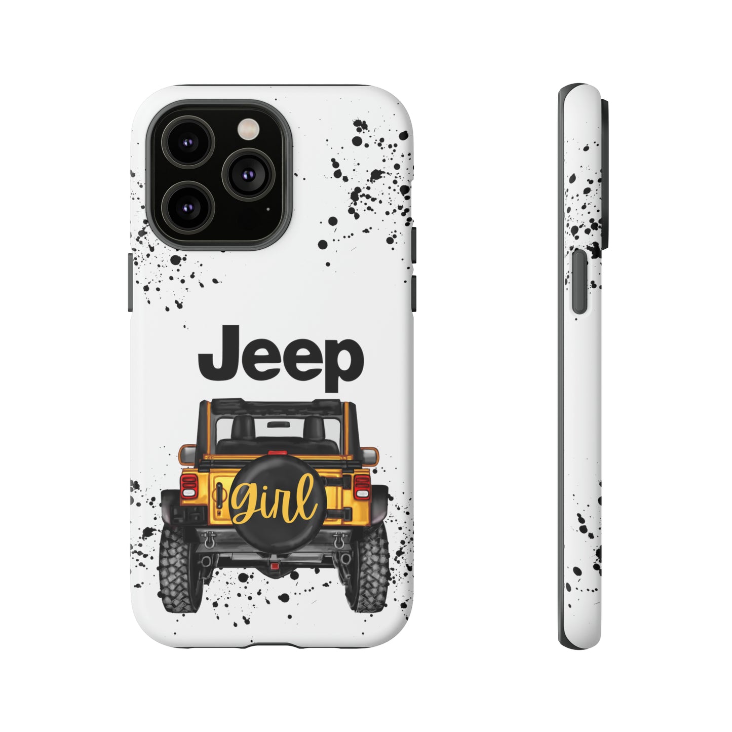 Off Road Girl Yellow Protective Case for Iphone, Google and Samsung Phones