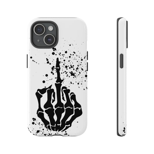 Skeleton, Finger Protective Case for Iphone, a Google and Samsung phones