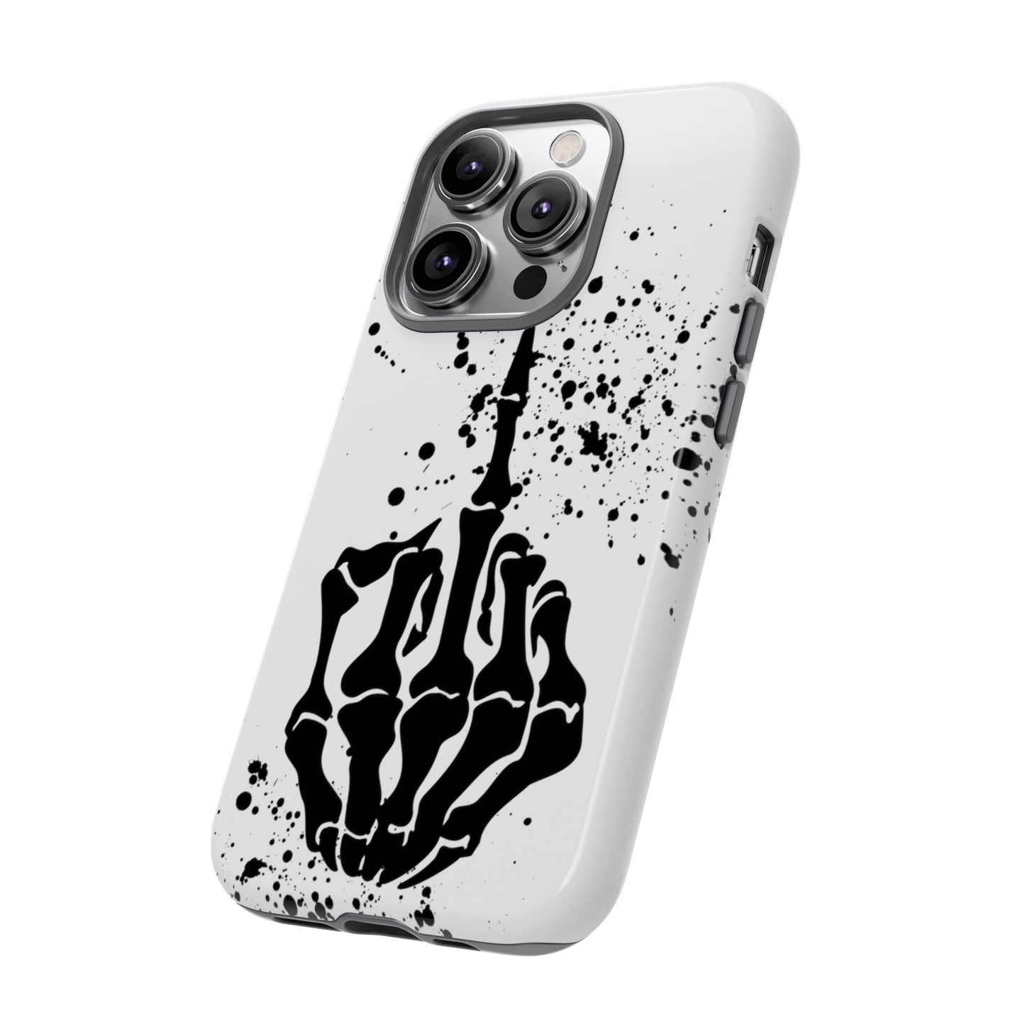Skeleton, Finger Protective Case for Iphone, a Google and Samsung phones
