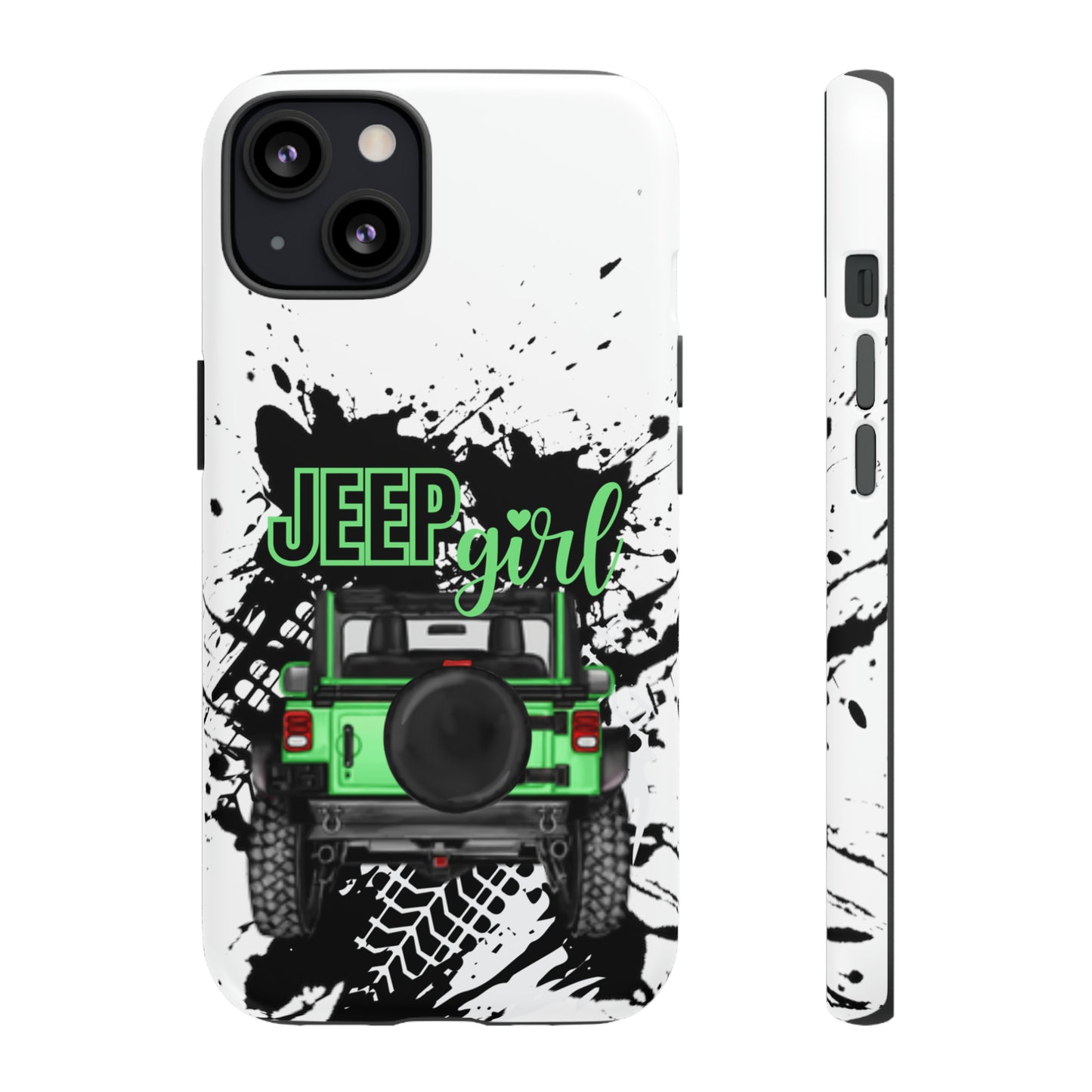 Off Road Girl Green Tough Cases