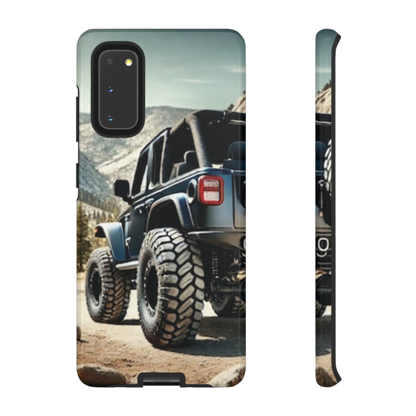 Blue Jeep Protective Phone Case