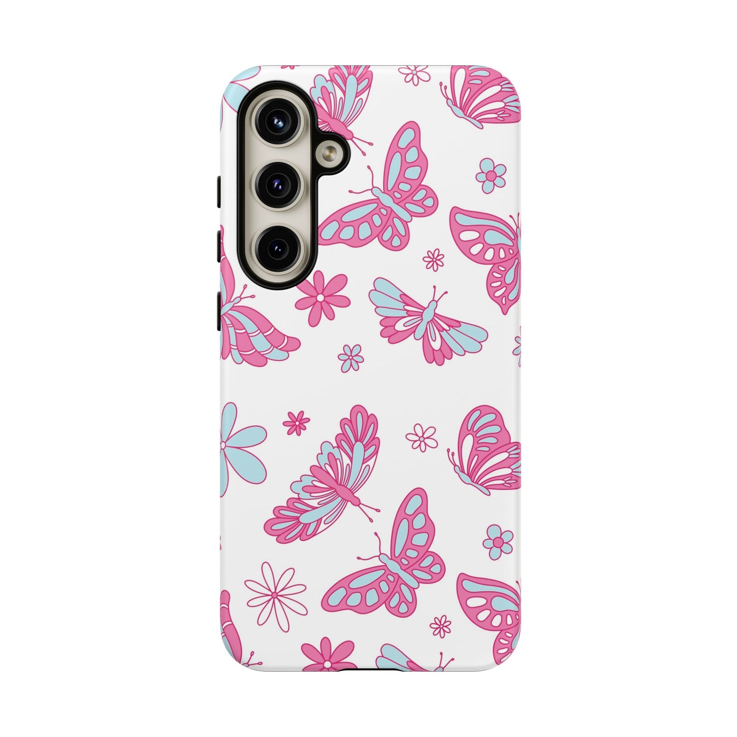 Pastel Butterflies Protective Phone Case