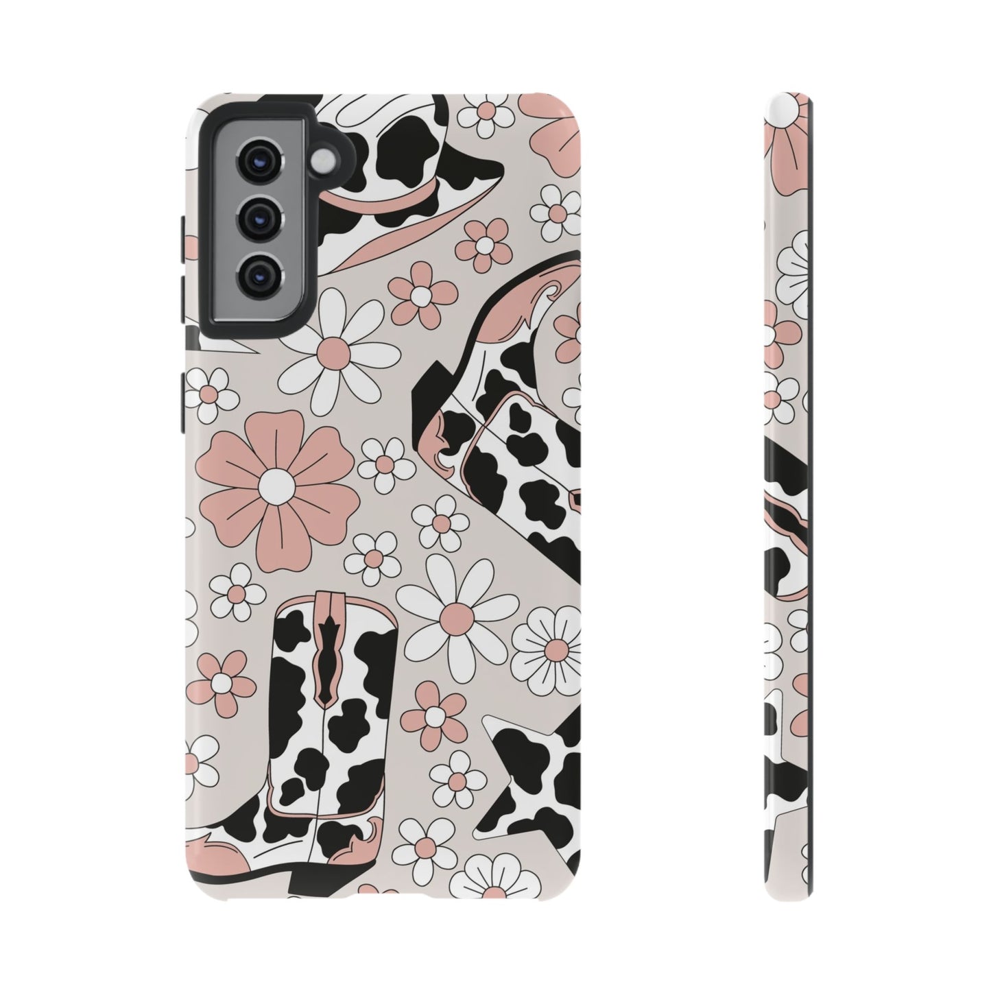 Western Flower Protective Phone Case for Google, Iphone and Samsung Phones