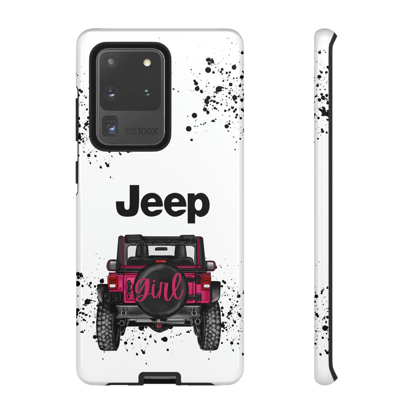 Off Road Girl Red Protective Case for Iphone, Google and Samsung Phones