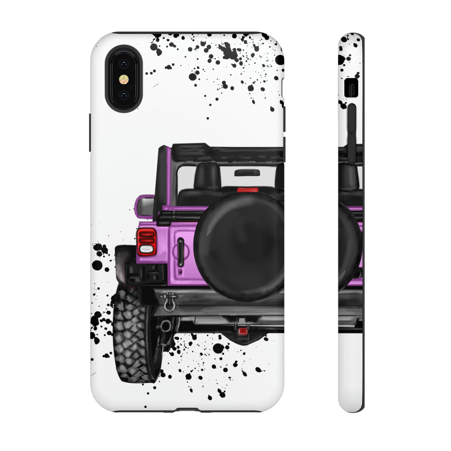 Off Road Life Charcoal Pink/Light Purple Protective Case for Iphone, Google and Samsung