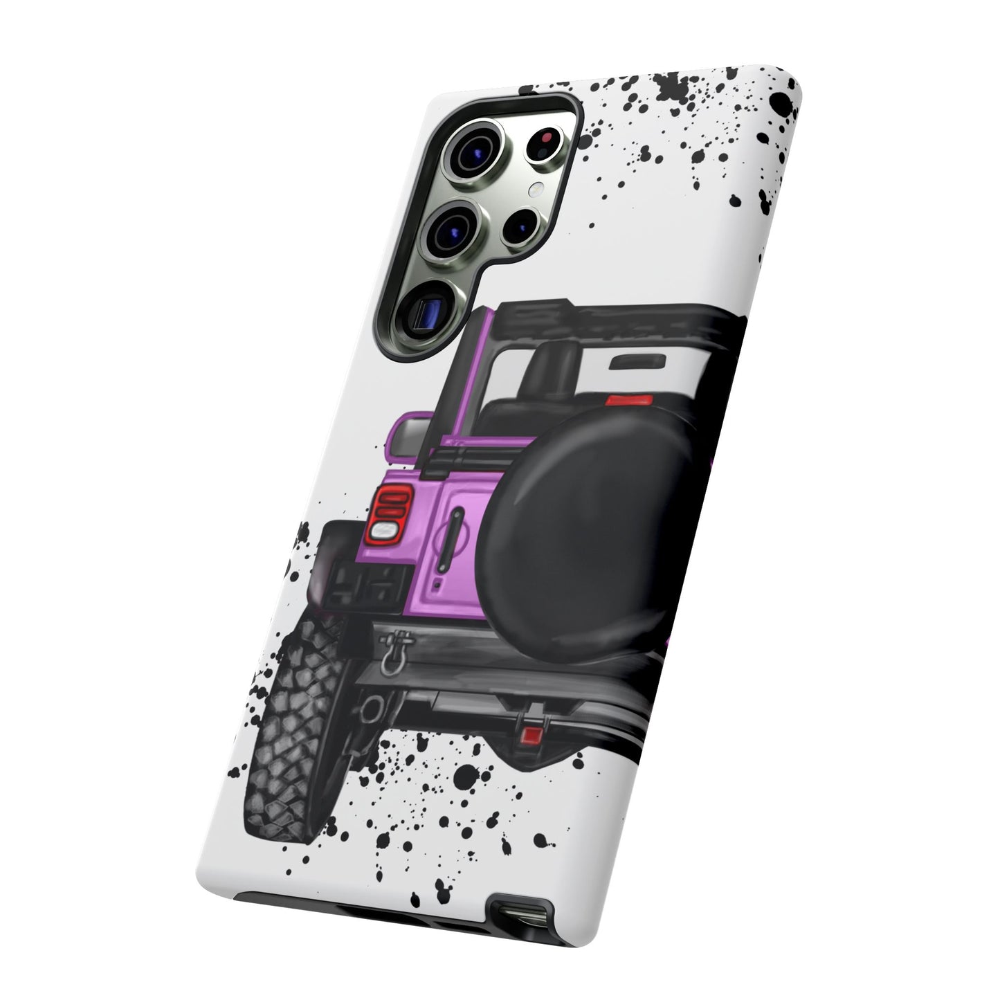 Off Road Life Pink/Light Purple Protective Case for Iphone, Google and Samsung