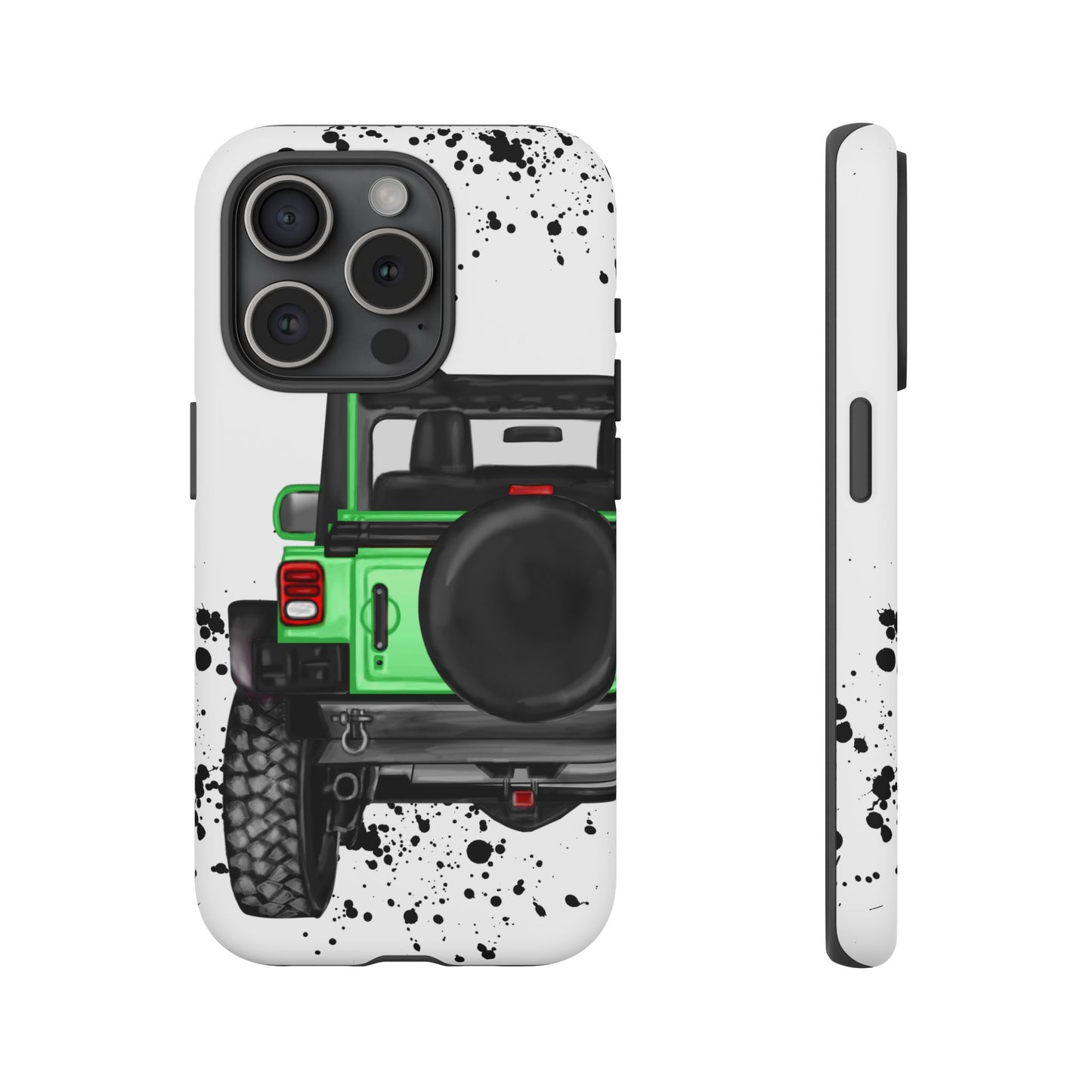 Off Road Life Green Protective Case for Iphone, Google and Samsung