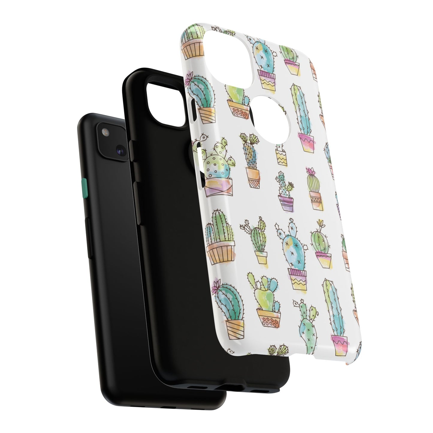 Pastel Cactus Love Phone Case