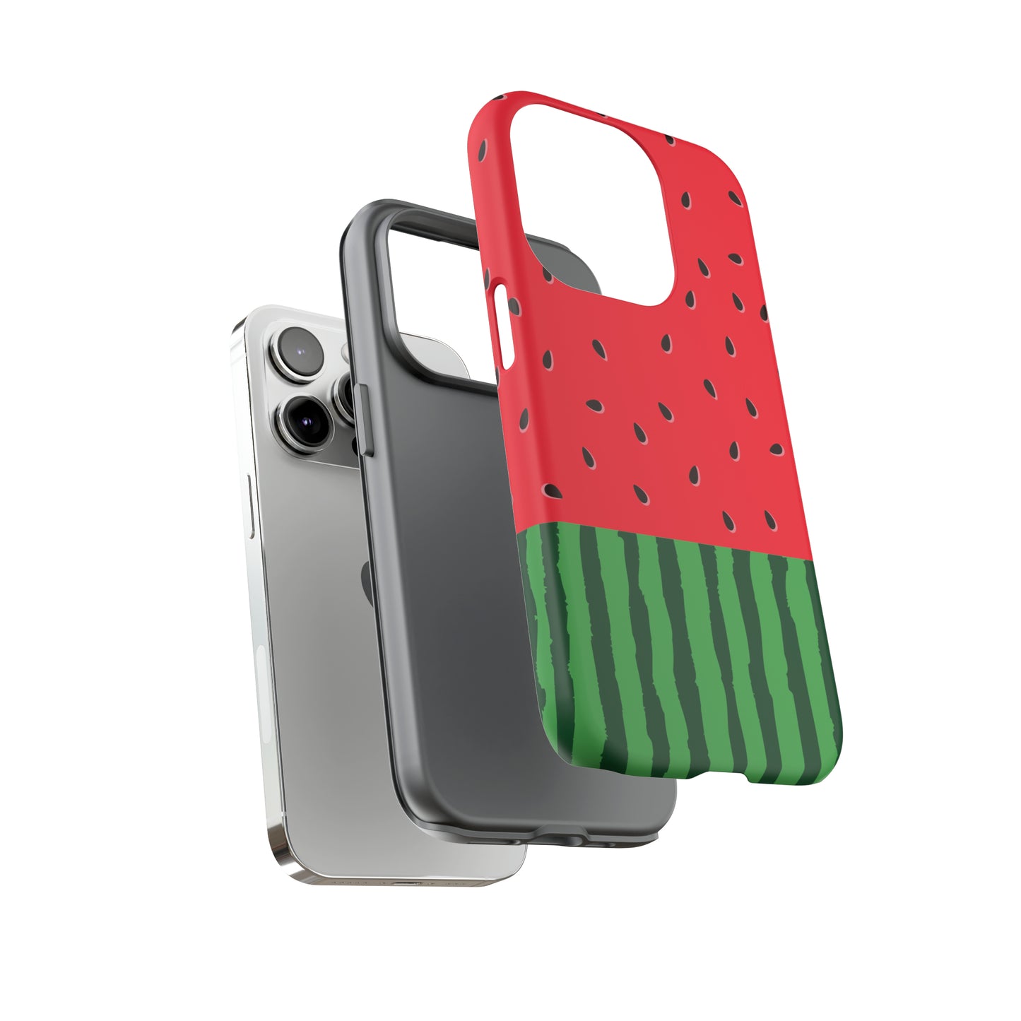 Adorable Watermelon Protective Phone Case for Google, Iphone, and Samsung Phone Cases