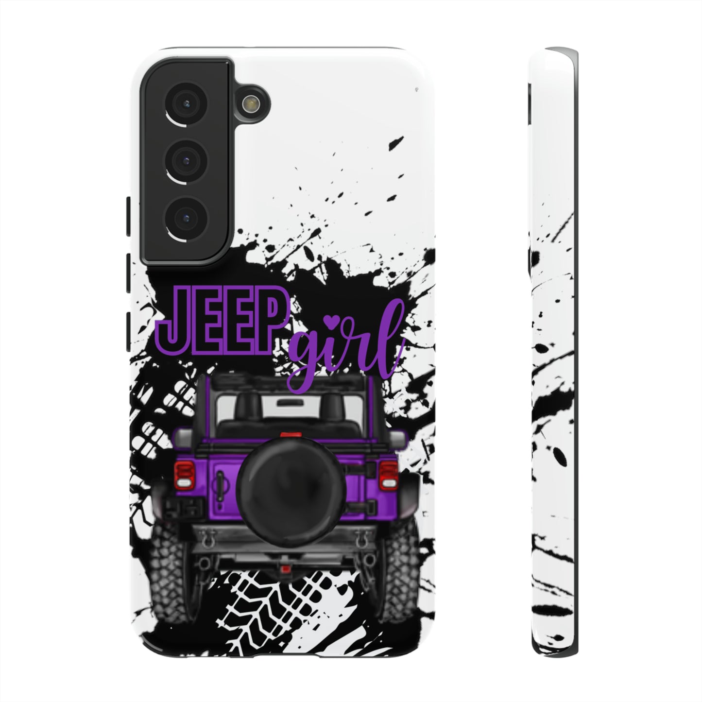 Off Road Girl Purple Tough Cases