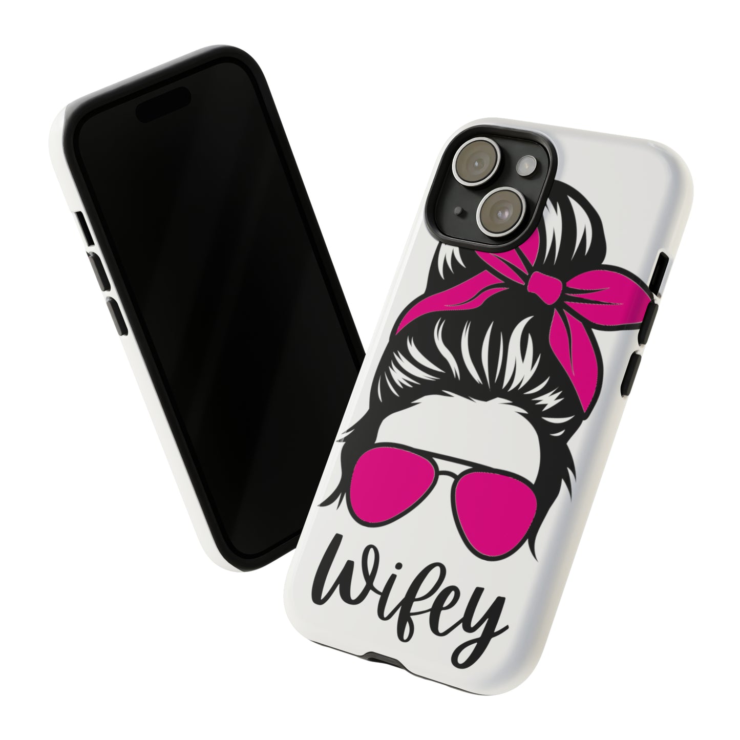 Pink Wifey Protective Case for IPhone, Samsung and Google