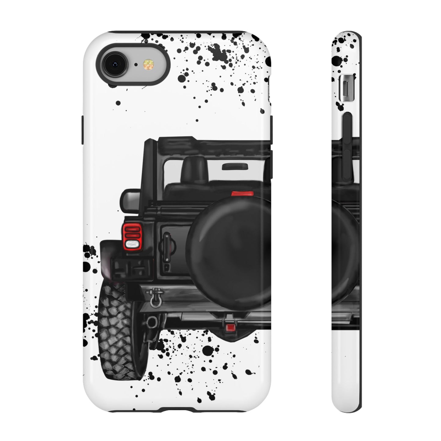 Off Road Life Black Protective Case for Iphone, Google and Samsung