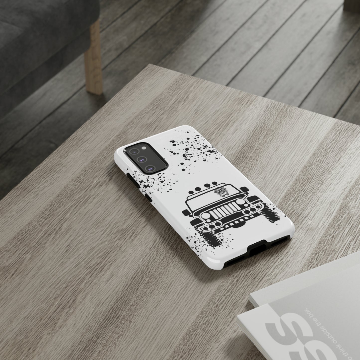 Off Road Girl Cow Print Shades Protective Phone Case for Iphone, Samsung and Google Phones