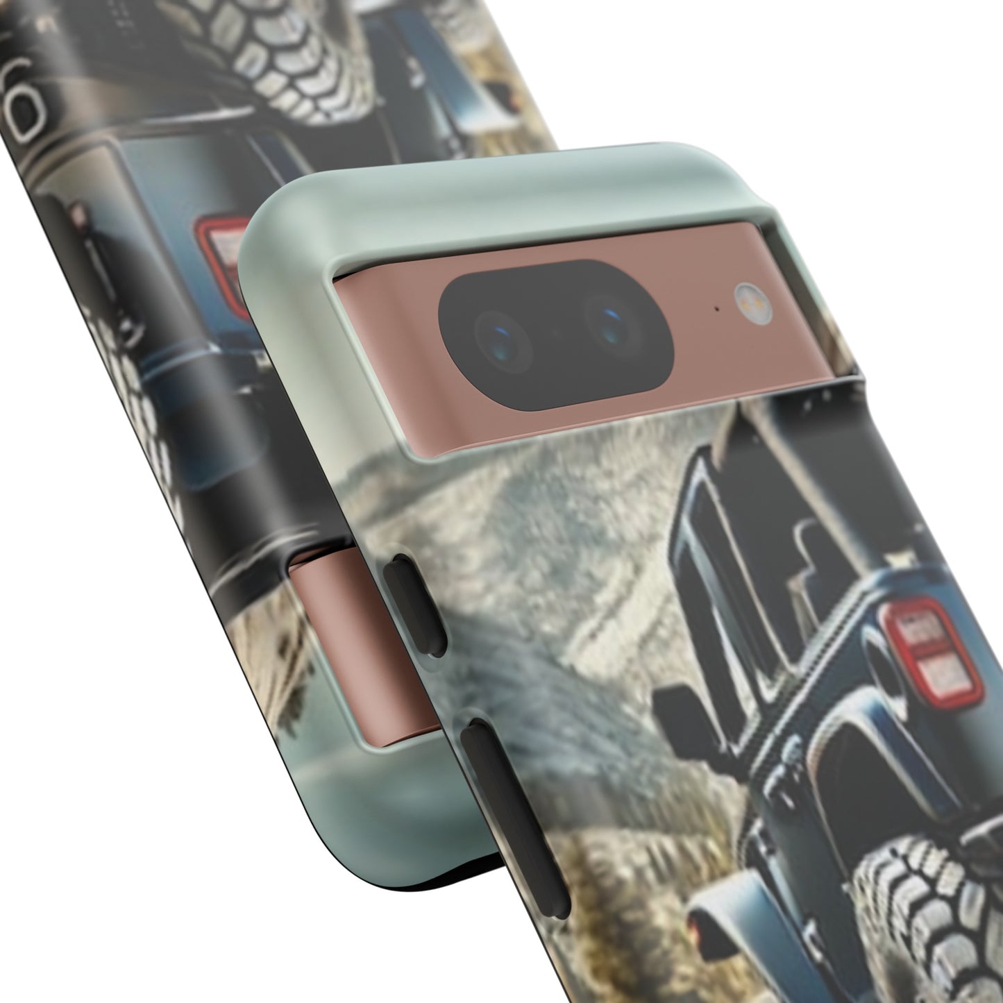 Blue Jeep Protective Phone Case