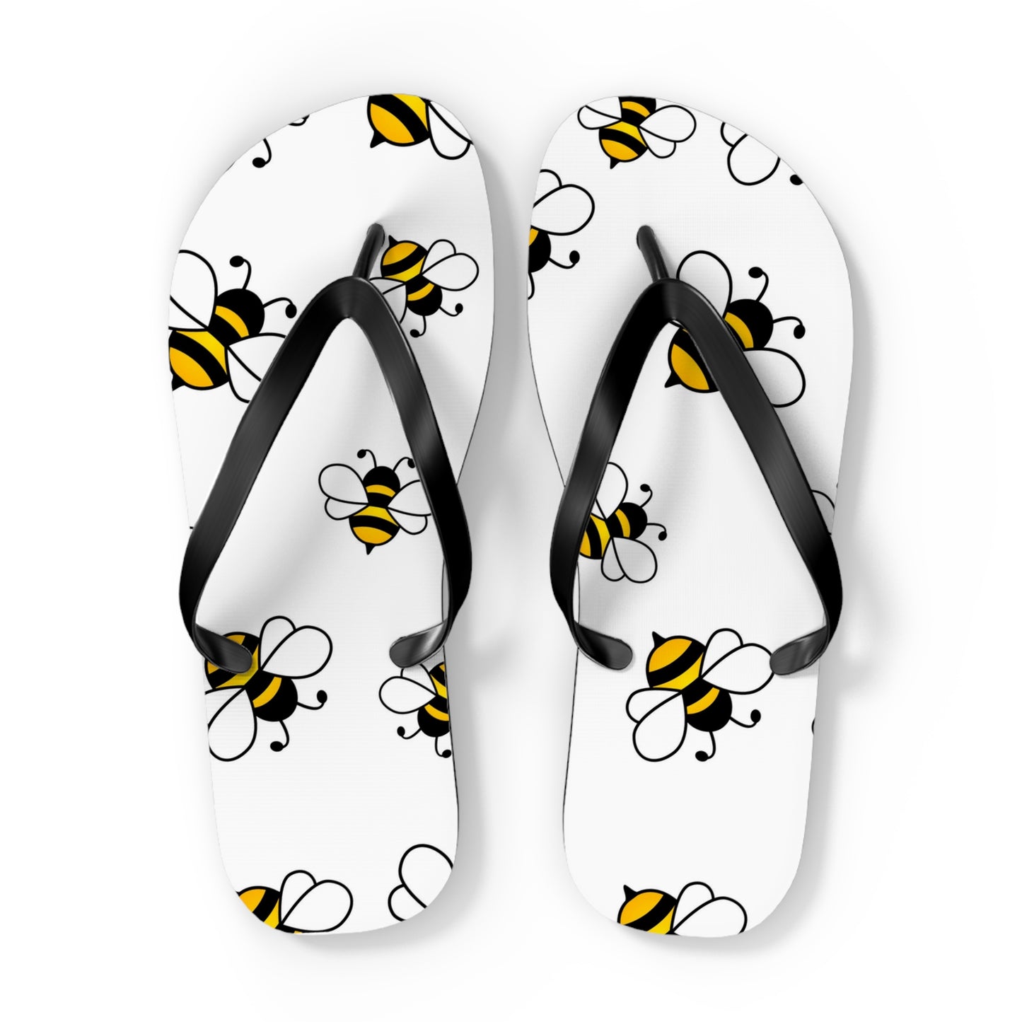 Bumble Bee Summer Flip Flops