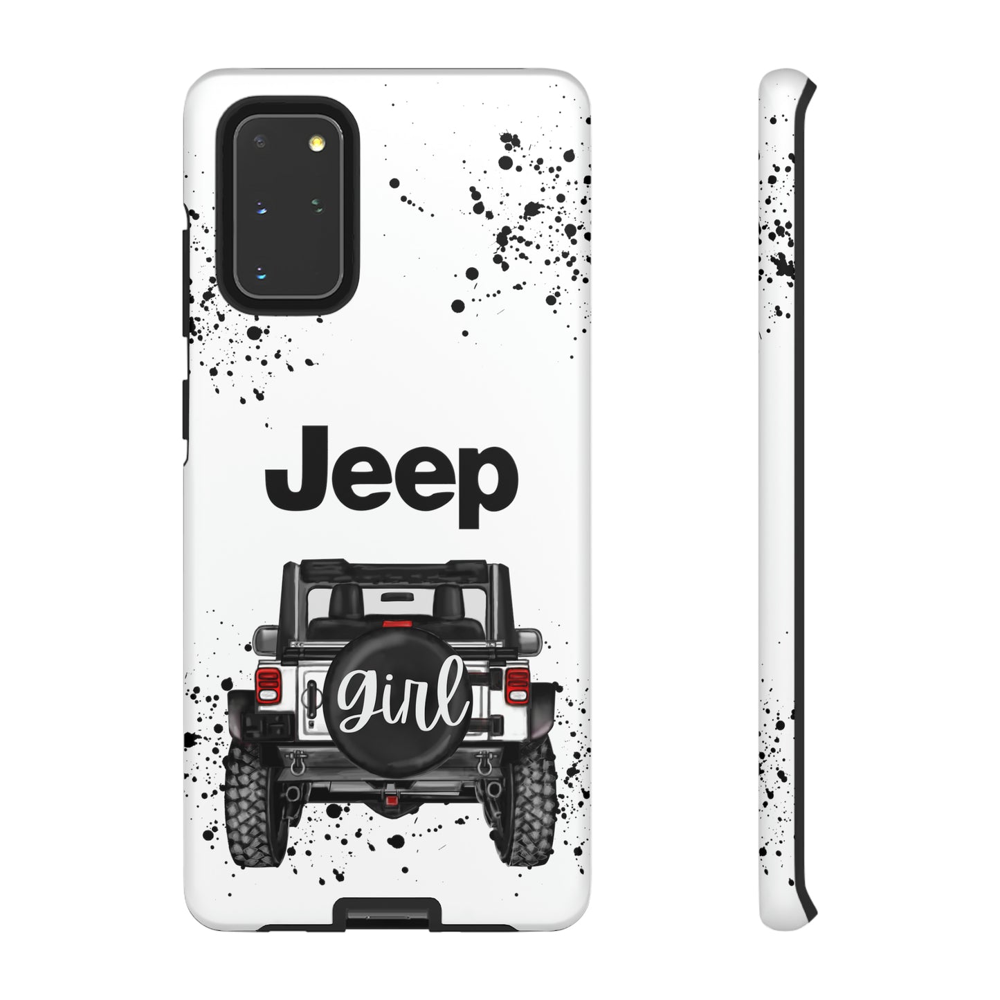 Off Road Girl White Protective Case for Iphone, Google and Samsung Phones