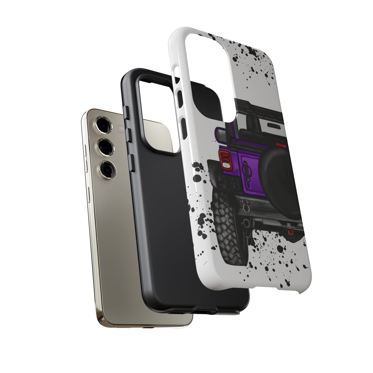 Off Road Life Purple Protective Case for Iphone, Google and Samsung